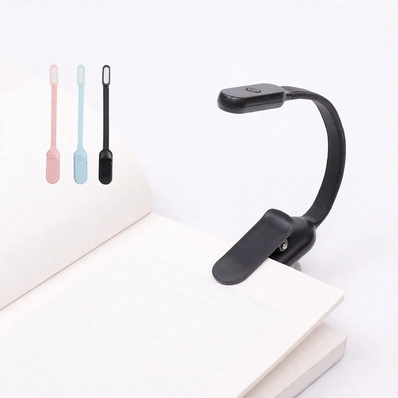 Mini-Klemmleuchte mit Akku für Schreibtisch und Studium