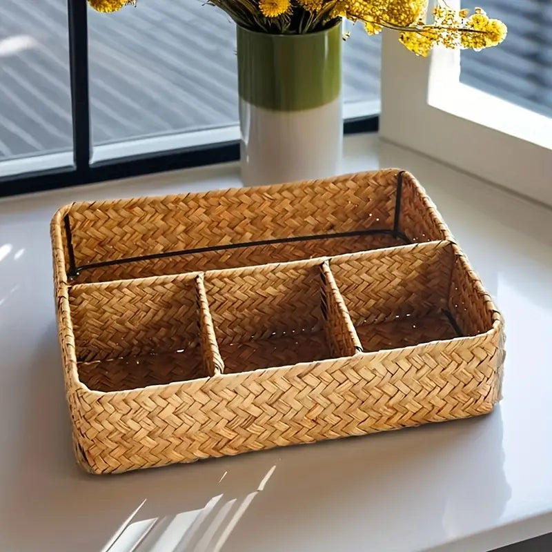 Emly Rattan Organizer Korb | Karnz