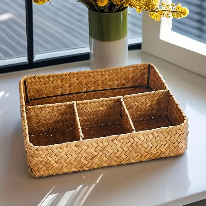 Emly Rattan Organizer Korb | Karnz