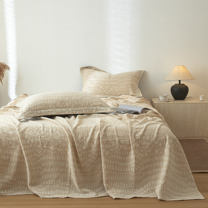 Bettlaken aus Baumwolle, Jacquard-Webart