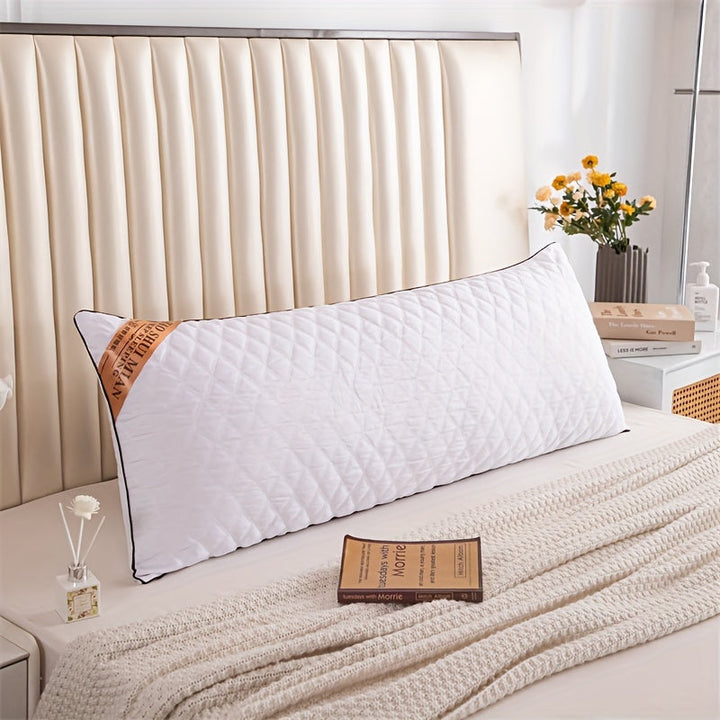 LuxurySoft – Extra langes, hypoallergenes Kissen für Rücken- und Seitenschläfer, weich und atmungsaktiv, maschinenwaschbar