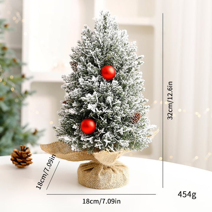 Dekorative Mini-Weihnachtsbaum-Tischdekoration