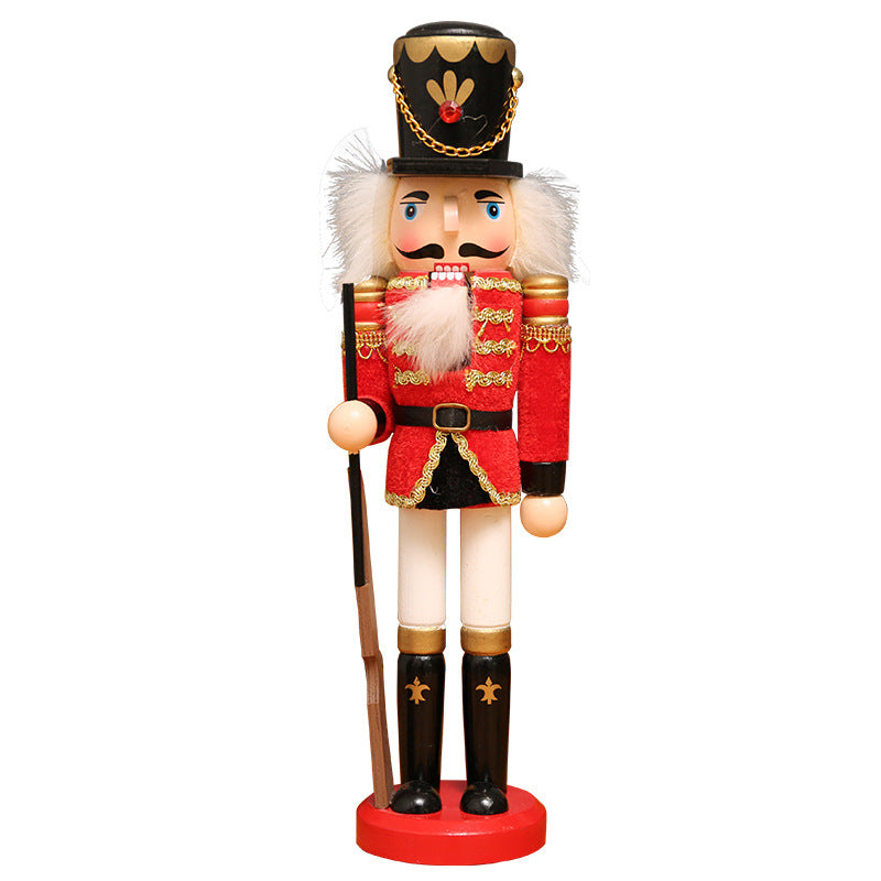 Dekorative Nussknacker-Figur aus Holz für Wohnräume