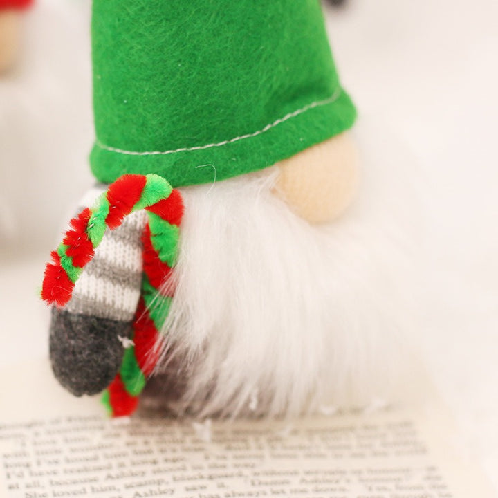 Weihnachts-Wichtelfigur mit Stern und Geweih, 18x7 cm