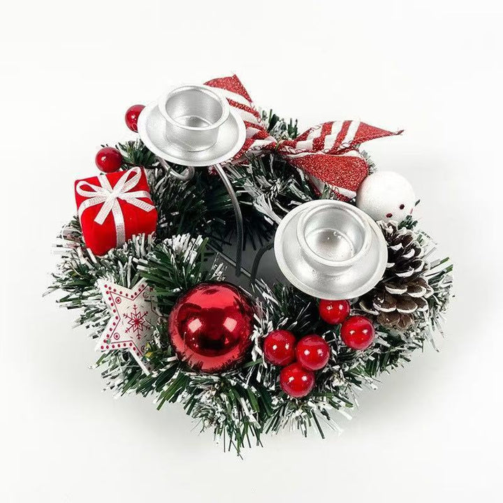 Weihnachtskranz aus PVC, vielseitig einsetzbar
