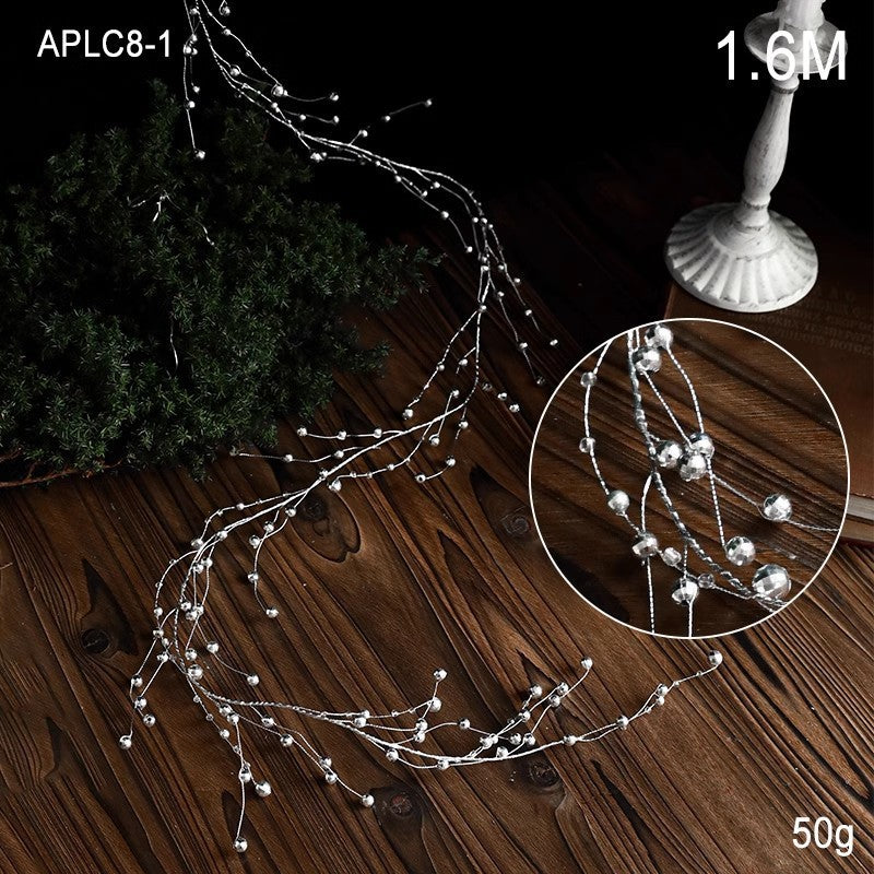Dekorativer Weihnachts-Wandkranz aus Acryl und Eisen