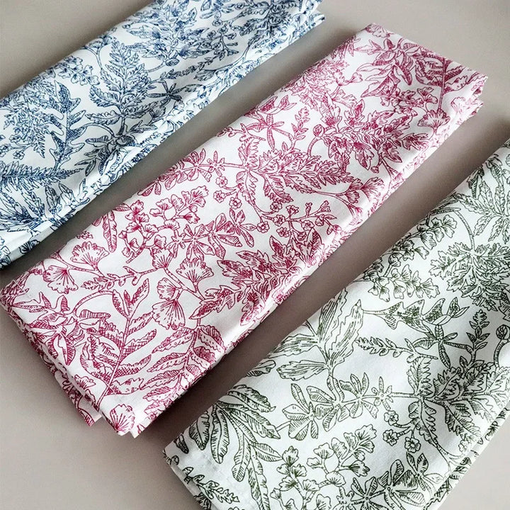 18" Baumwollblumenmuster Tischunterlage Küchentisch Abendessen Serviette | Karnz