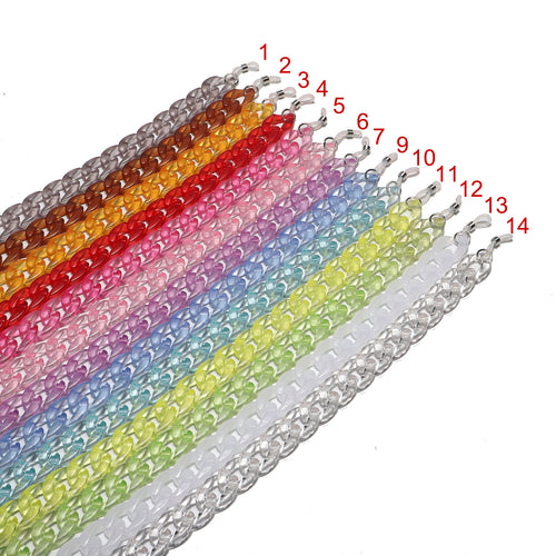 Chunky Acryl Brille Kette Karnz 1787367687