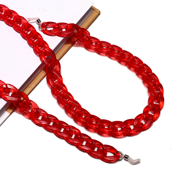 Chunky Acryl Brille Kette Karnz 1787367687