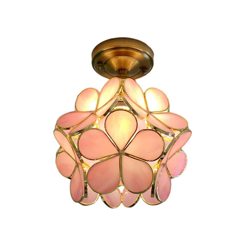Retro-Stil PVC Deckenlampe – Blumenmuster für einen einzigartigen Look | Karnz