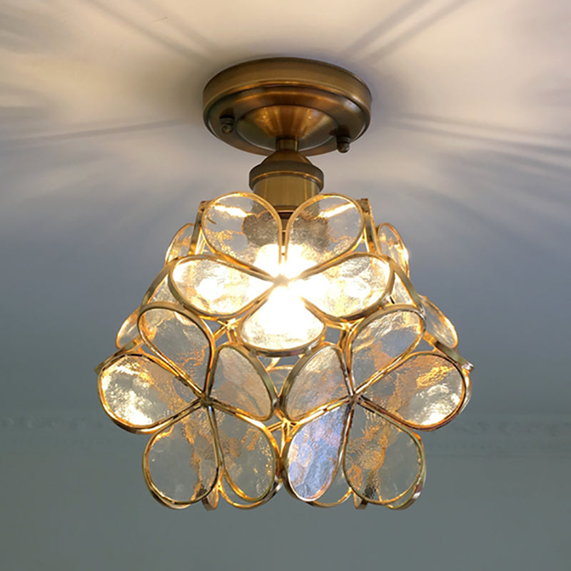 Retro-Stil PVC Deckenlampe – Blumenmuster für einen einzigartigen Look | Karnz