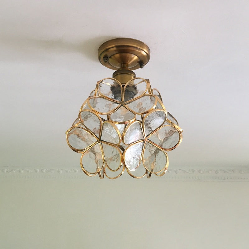 Retro-Stil PVC Deckenlampe – Blumenmuster für einen einzigartigen Look | Karnz