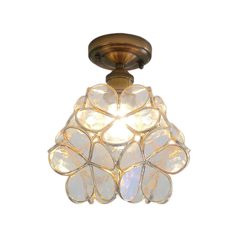 Retro-Stil PVC Deckenlampe – Blumenmuster für einen einzigartigen Look | Karnz