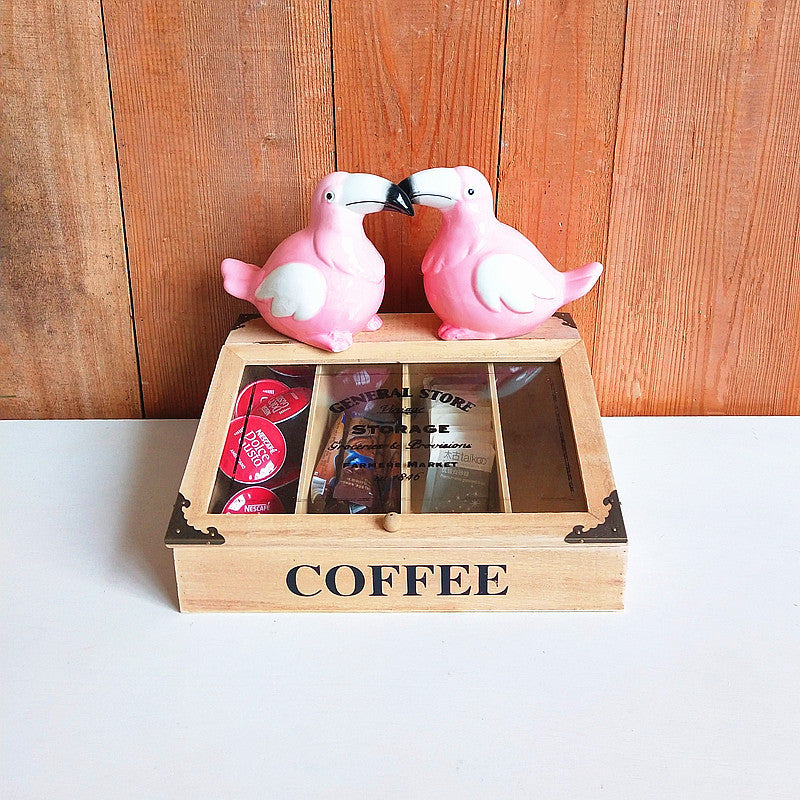 Dekorative Kaffeelagerbox
