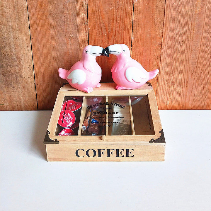 Dekorative Kaffeelagerbox