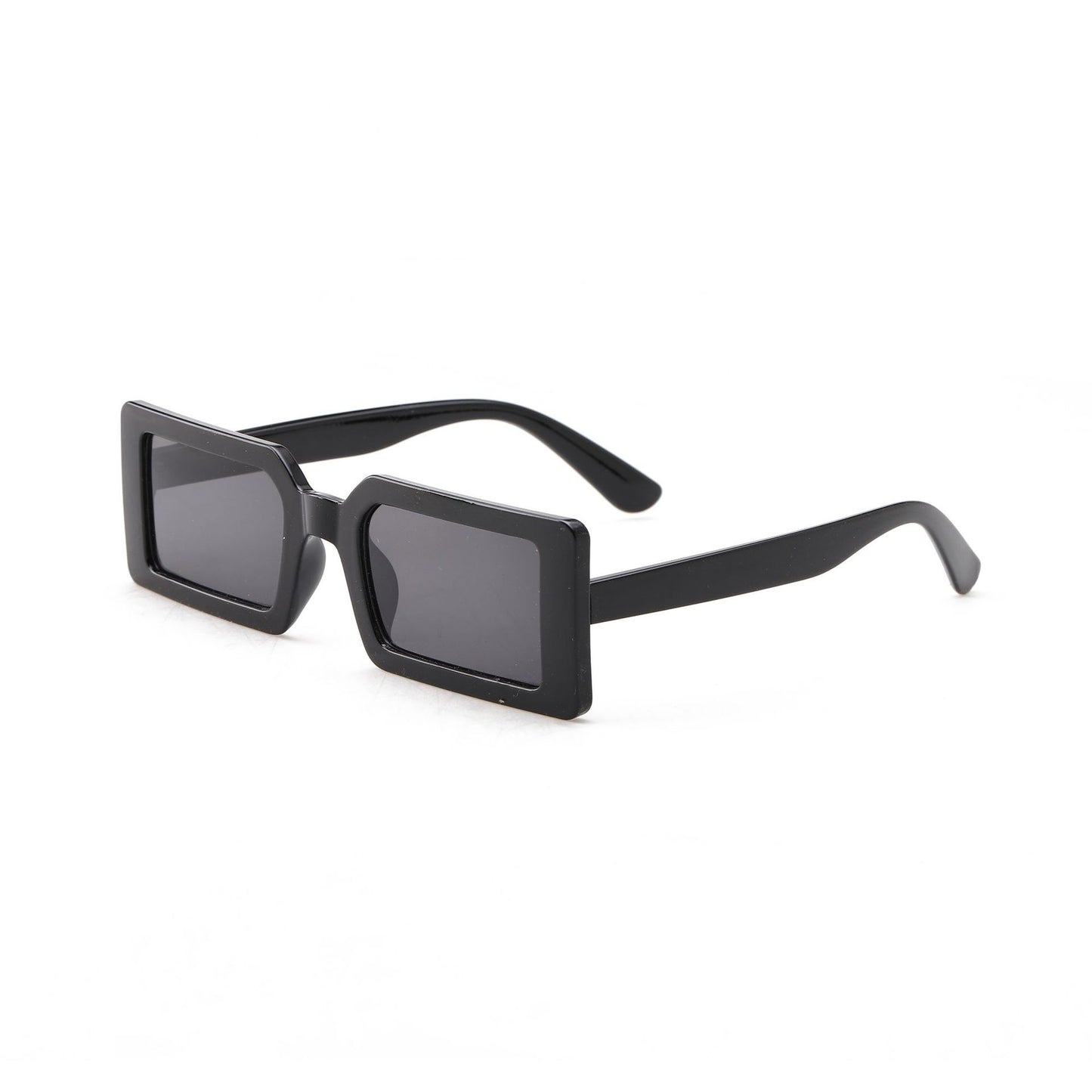 Damen quadratische Sonnenbrille mit modernem Transparentrahmen Karnz