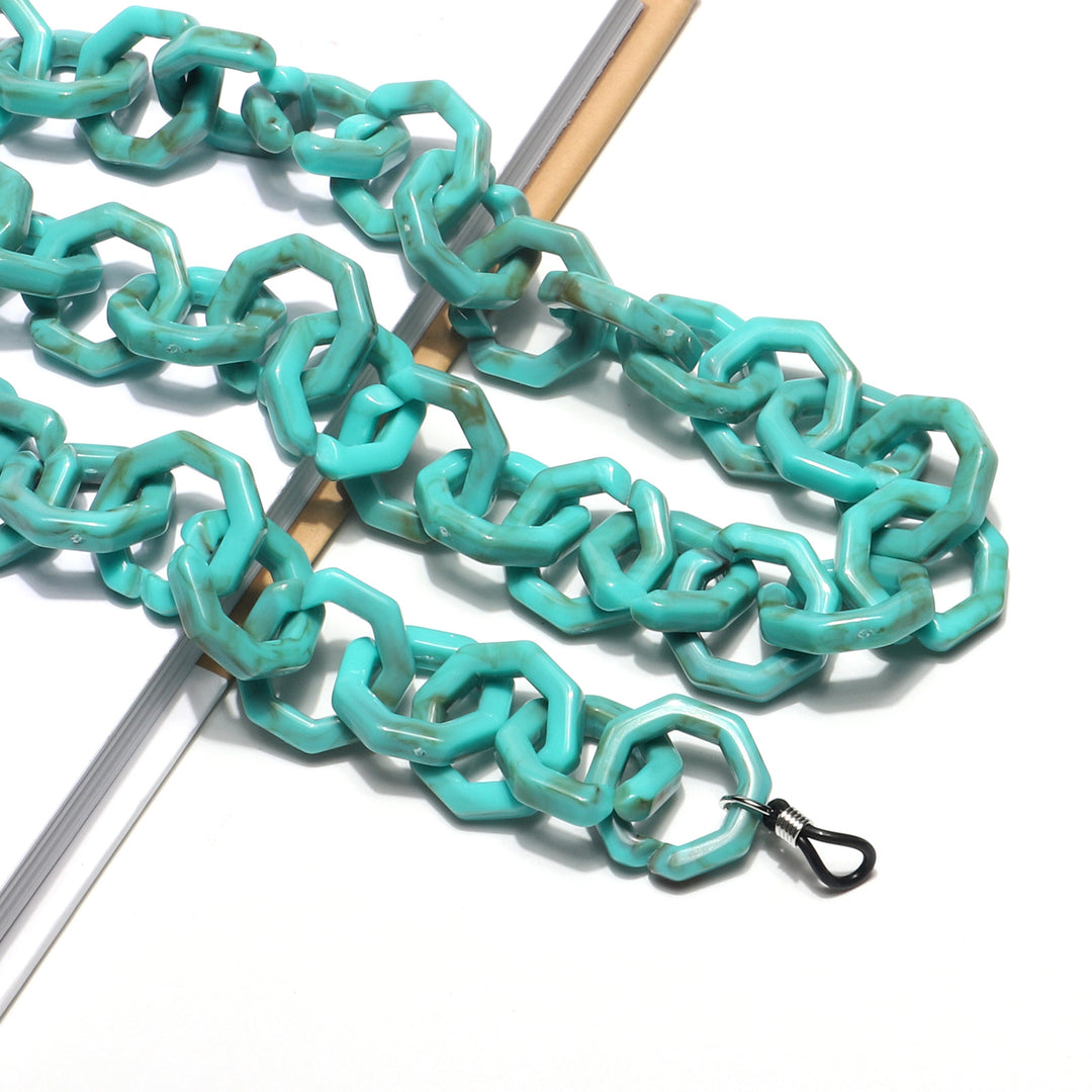 Modischer Chunky Chain Brillenhalter Karnz