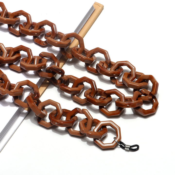 Modischer Chunky Chain Brillenhalter Karnz