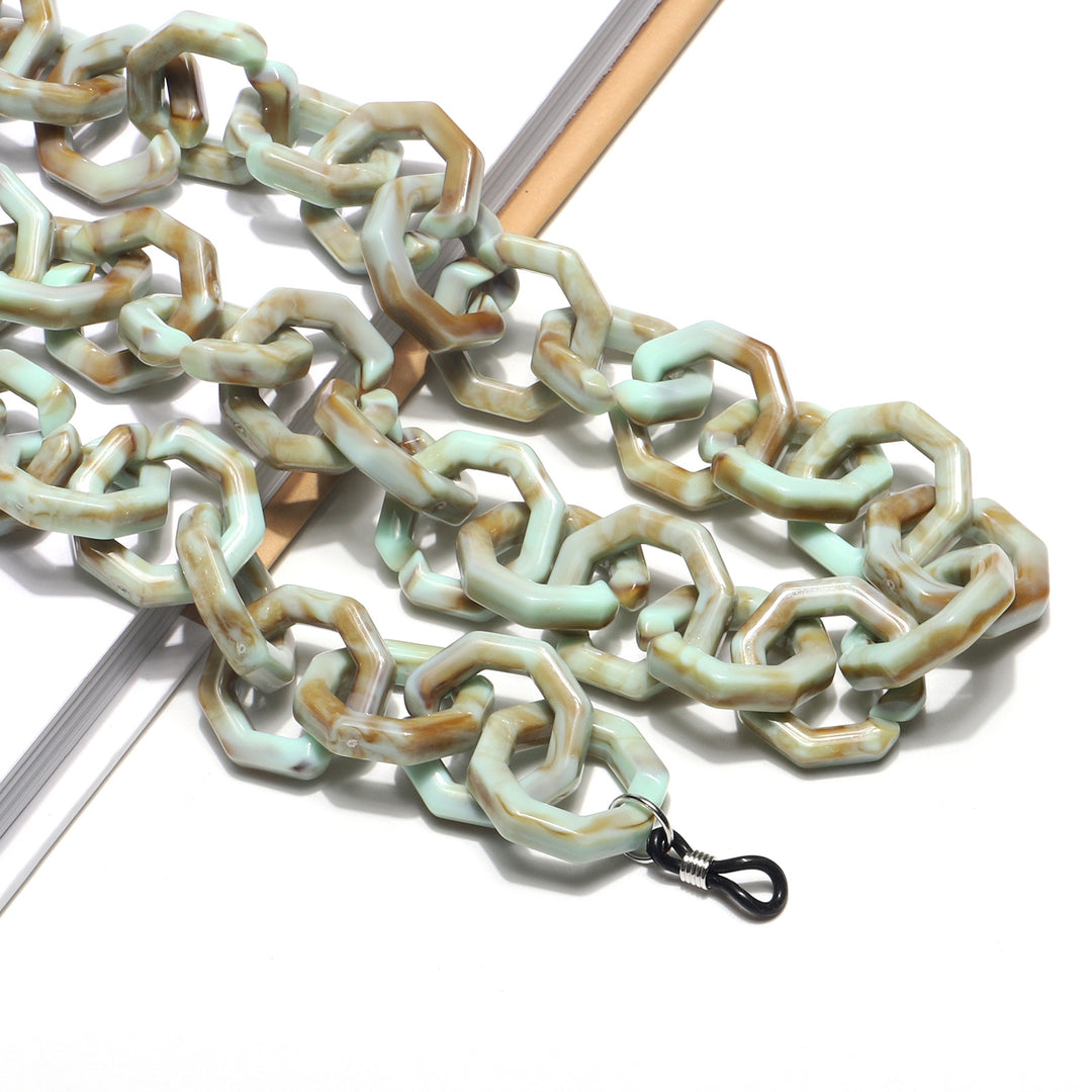 Modischer Chunky Chain Brillenhalter Karnz