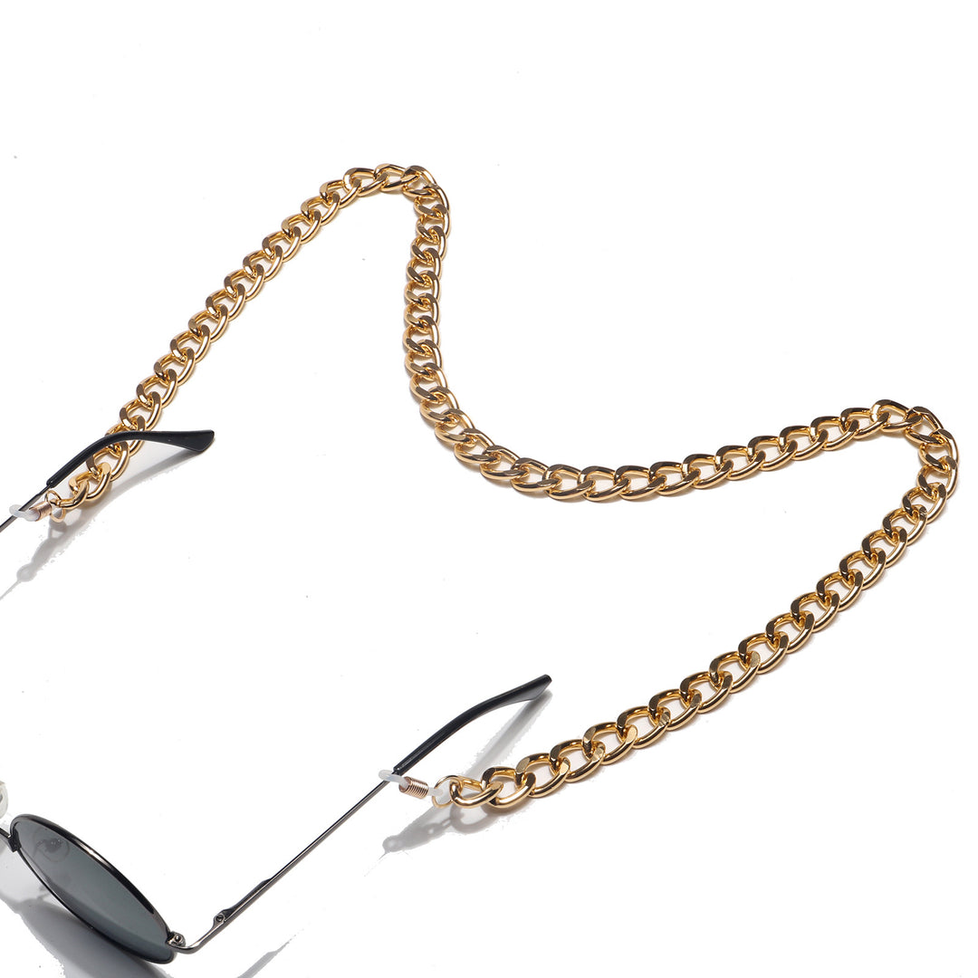 Chunky Metall Brillen Kette Karnz