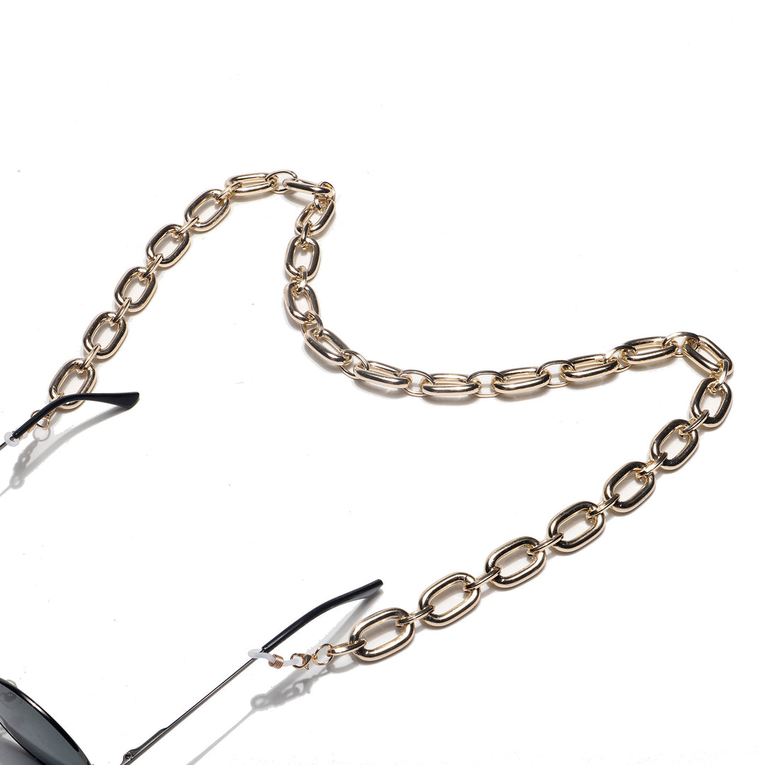 Chunky Metall Brillen Kette Karnz