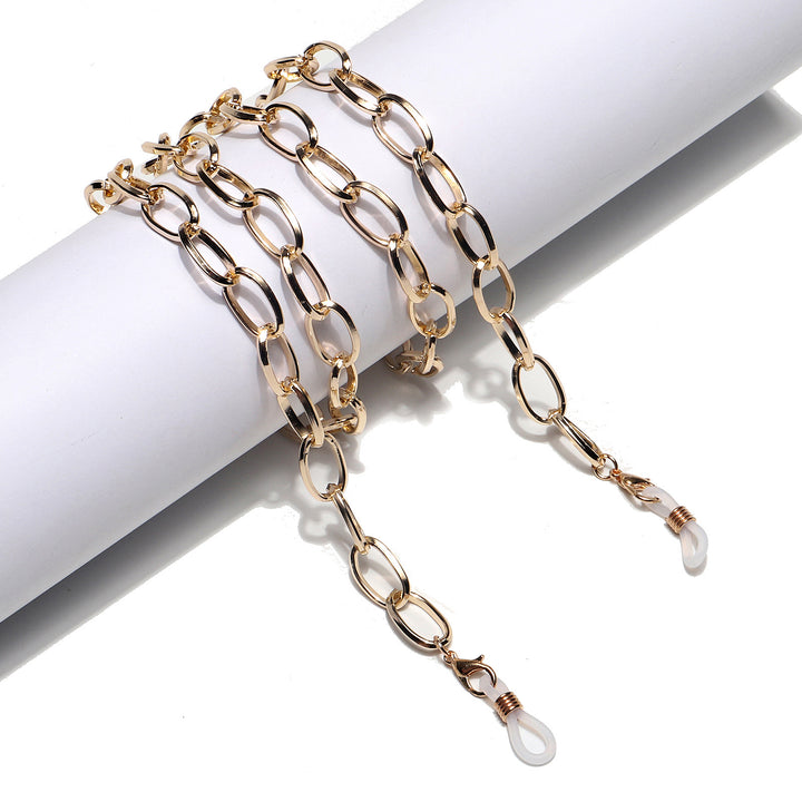 Chunky Metall Brillen Kette Karnz