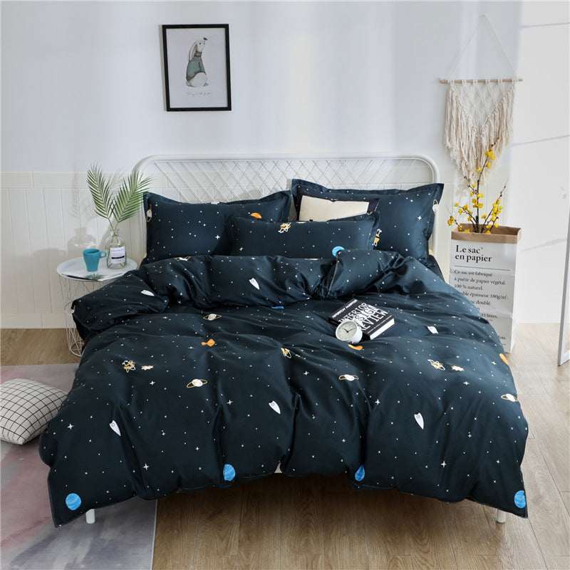 Blumenmuster Komforter Set