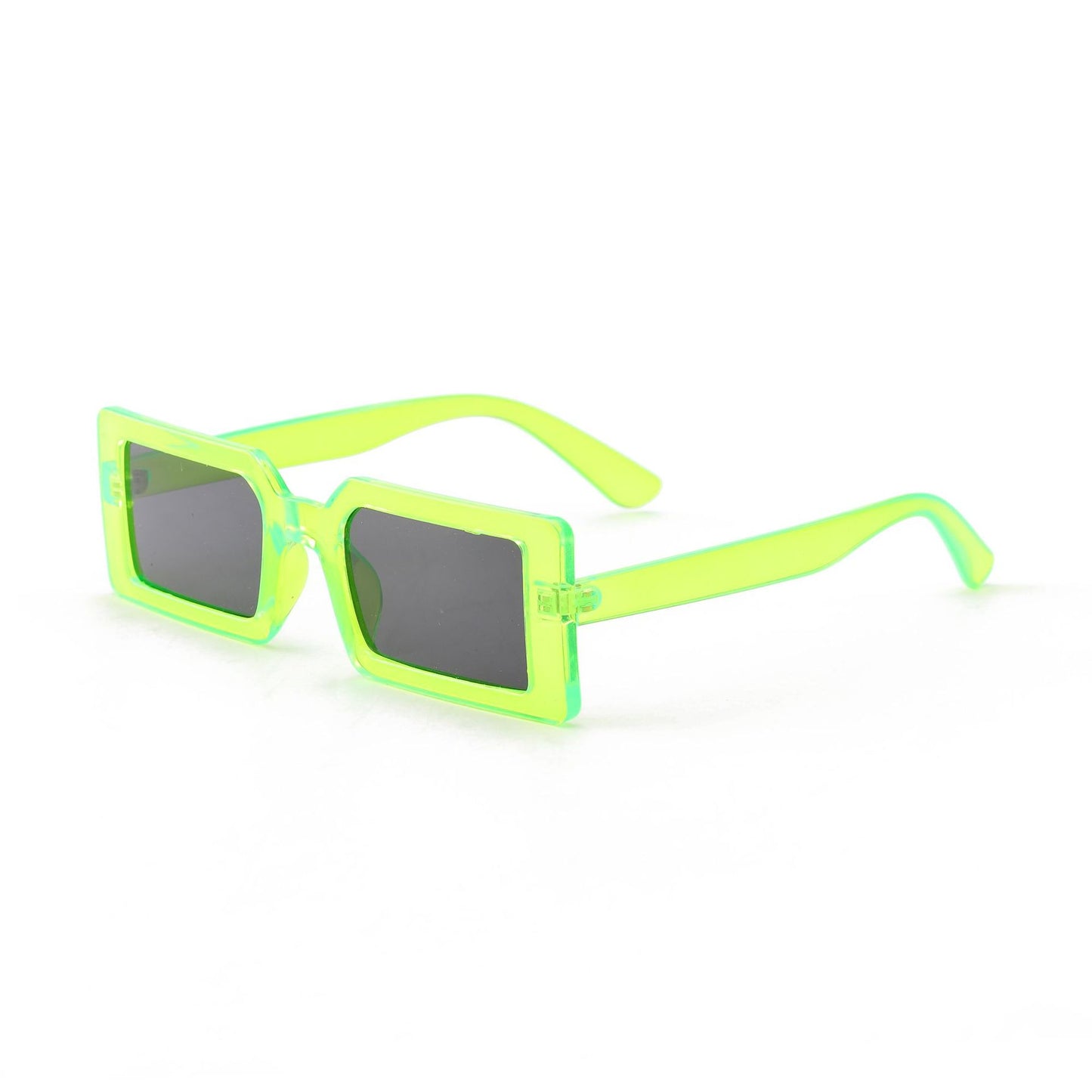 Damen quadratische Sonnenbrille mit modernem Transparentrahmen Karnz
