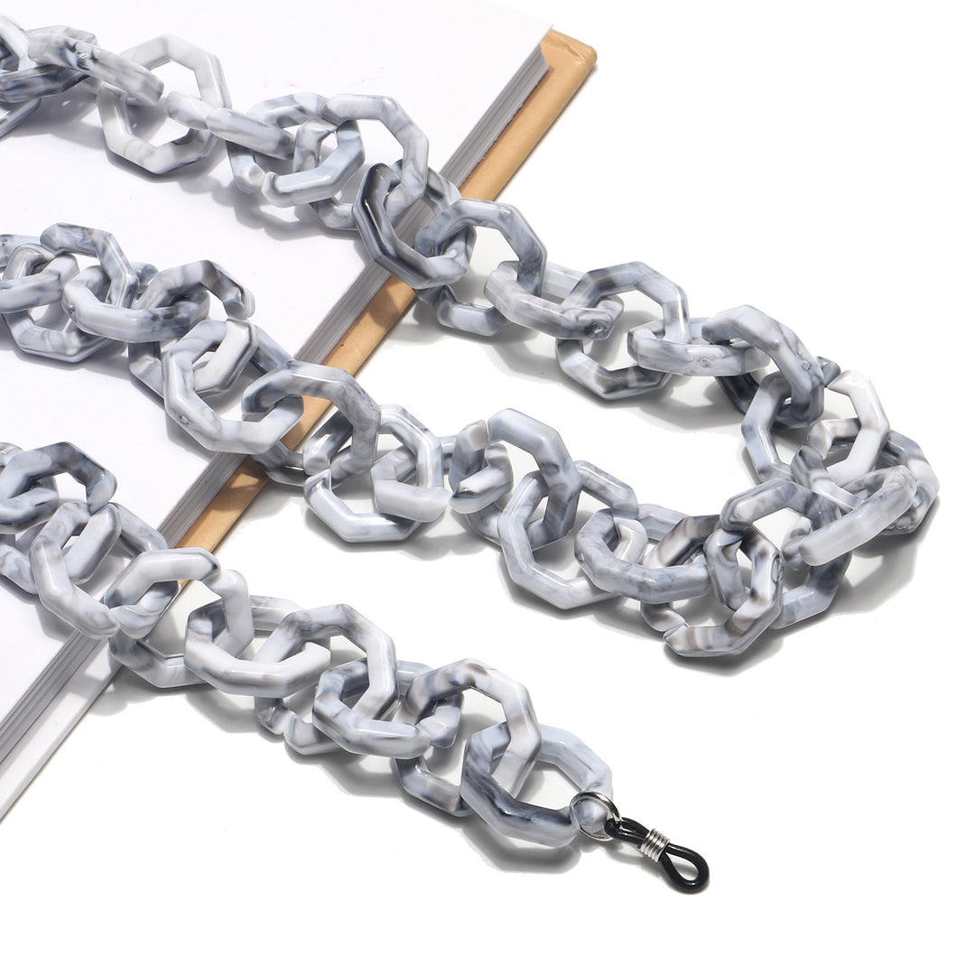 Modischer Chunky Chain Brillenhalter Karnz