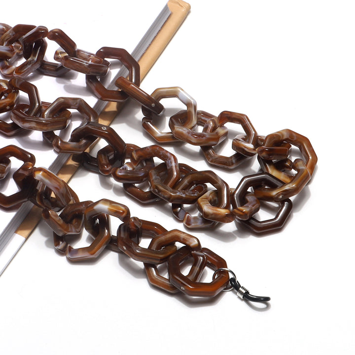 Modischer Chunky Chain Brillenhalter Karnz
