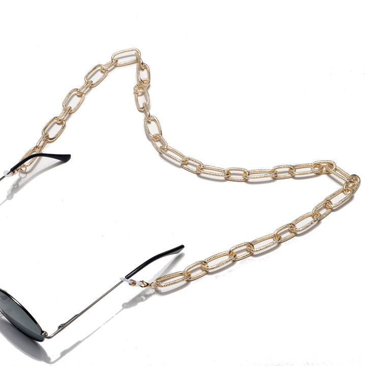 Chunky Metall Brillen Kette Karnz