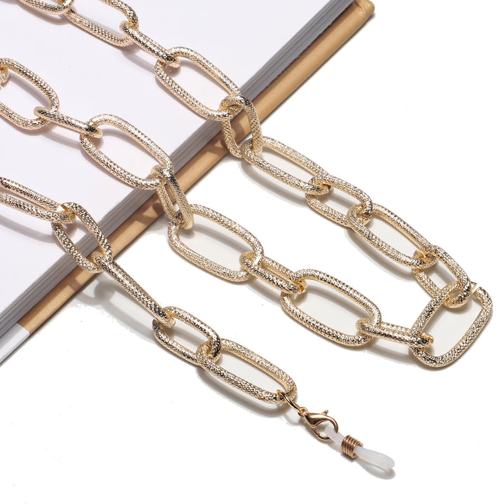 Chunky Metall Brillen Kette Karnz