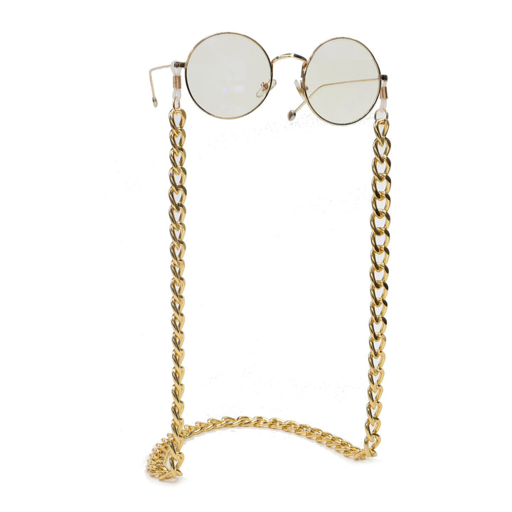 Chunky Metall Brillen Kette Karnz