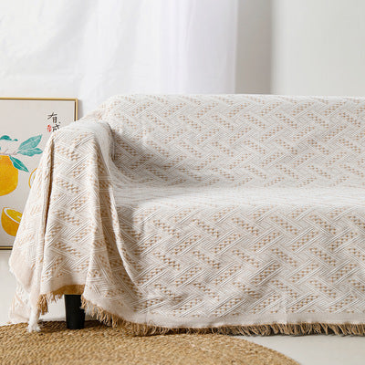 Elegante Gewebte Wurfdecke