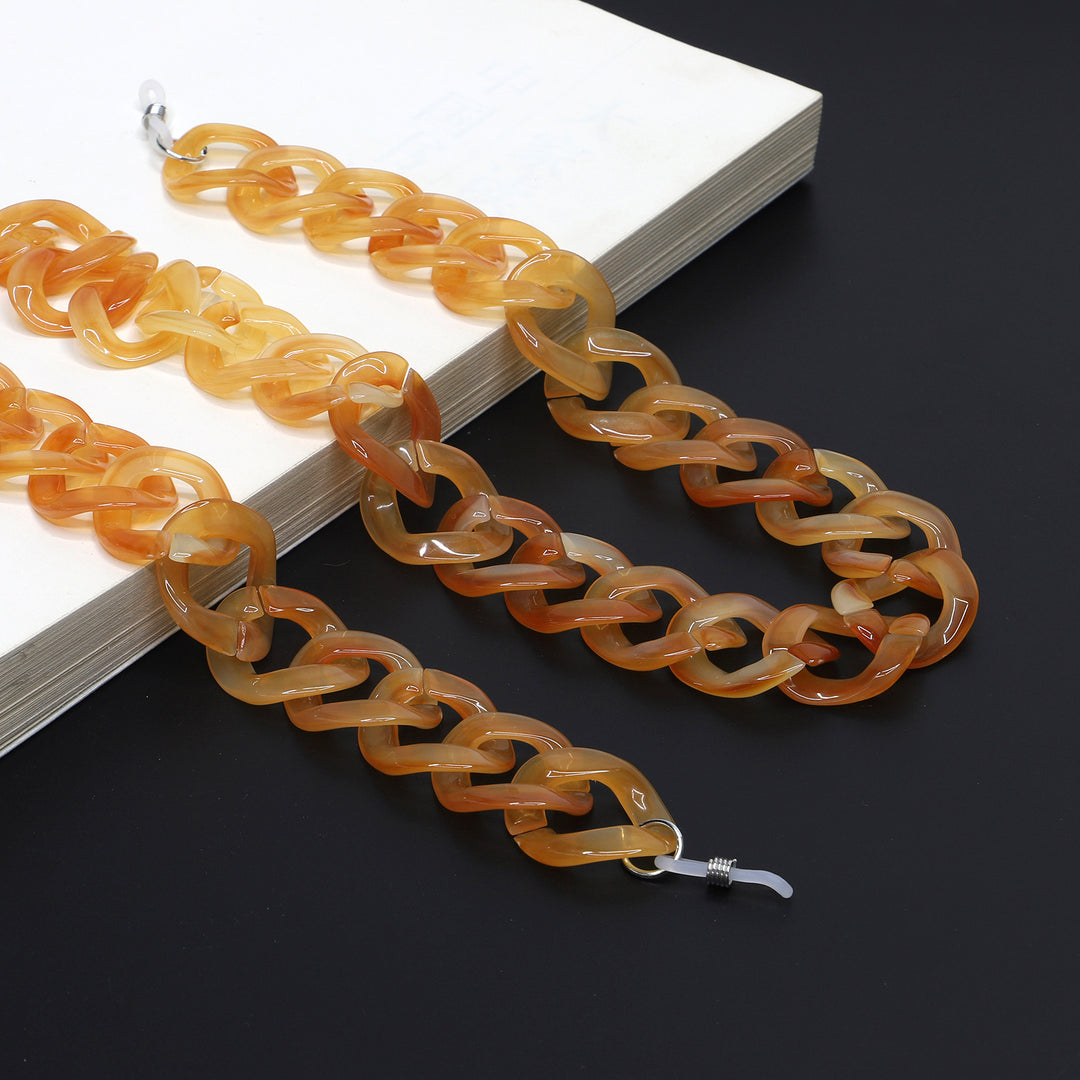 Modischer Chunky Chain Brillenhalter Karnz