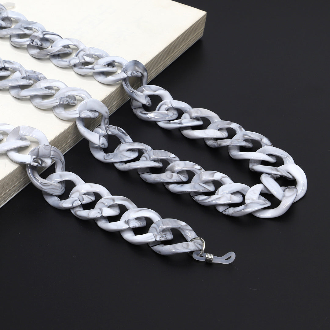 Modischer Chunky Chain Brillenhalter Karnz