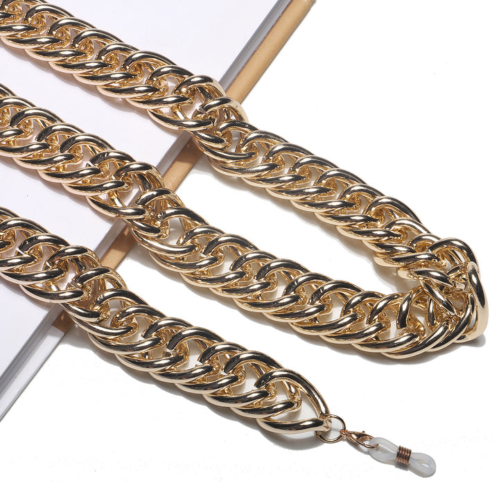 Chunky Metall Brillen Kette Karnz
