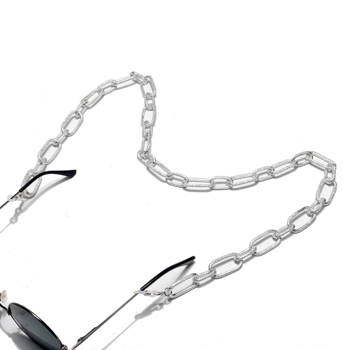 Chunky Metall Brillen Kette Karnz