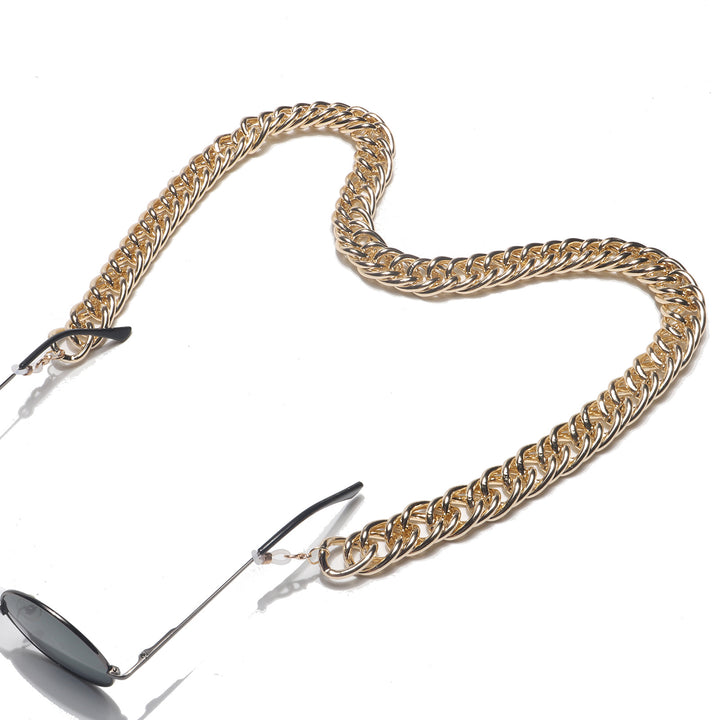 Chunky Metall Brillen Kette Karnz