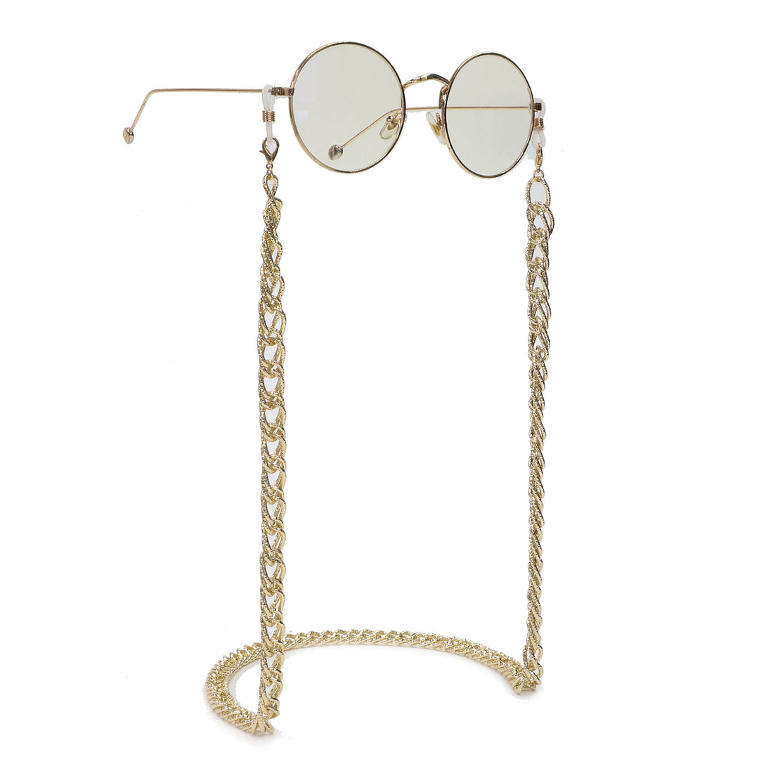 Chunky Metall Brillen Kette Karnz
