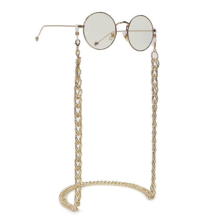 Chunky Metall Brillen Kette Karnz