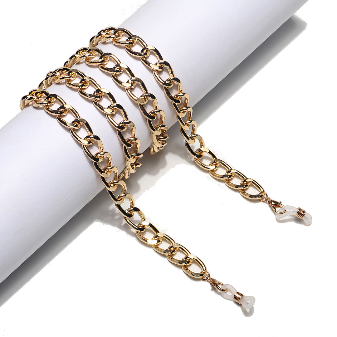 Chunky Metall Brillen Kette Karnz