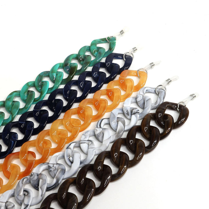 Modischer Chunky Chain Brillenhalter Karnz