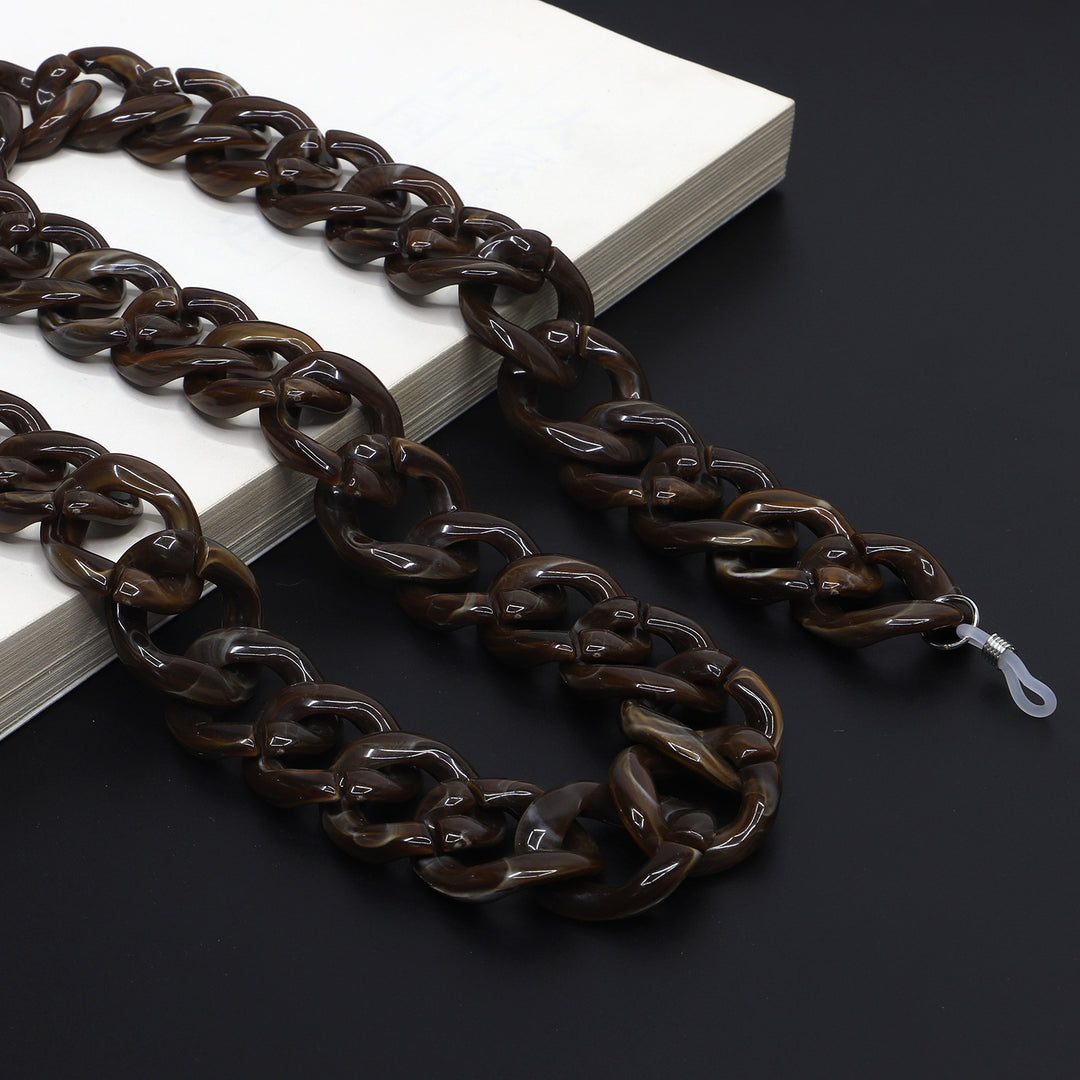 Modischer Chunky Chain Brillenhalter Karnz