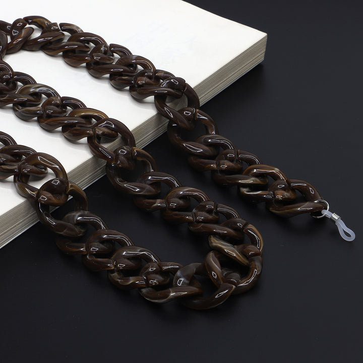 Modischer Chunky Chain Brillenhalter Karnz