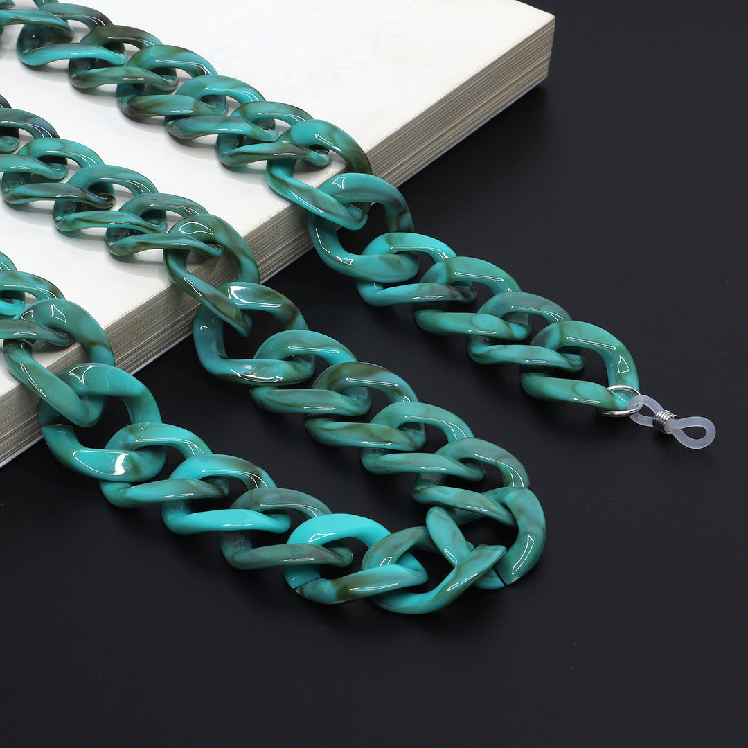 Modischer Chunky Chain Brillenhalter Karnz