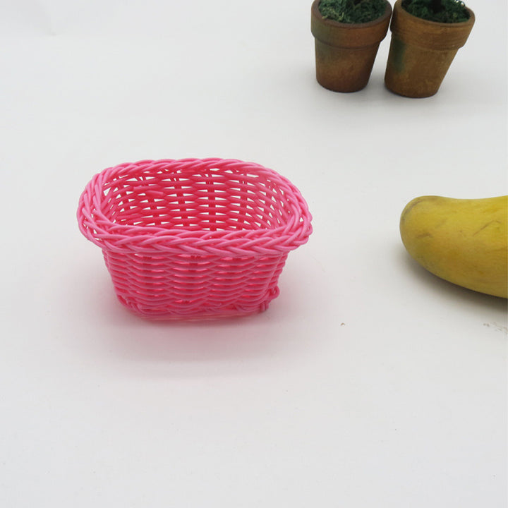 Dekorative handgewebte Obstschale Karnz