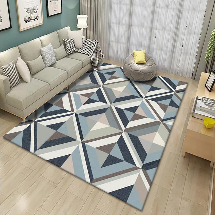 Geometrisch gemusterter Teppich Karnz