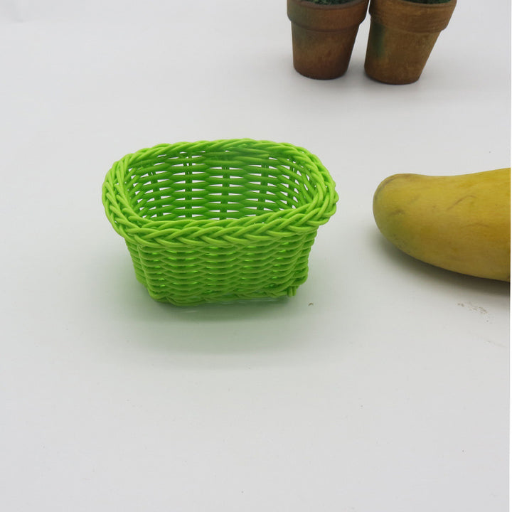 Dekorative handgewebte Obstschale Karnz