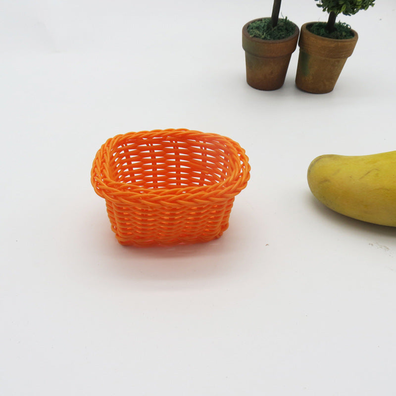 Dekorative handgewebte Obstschale Karnz